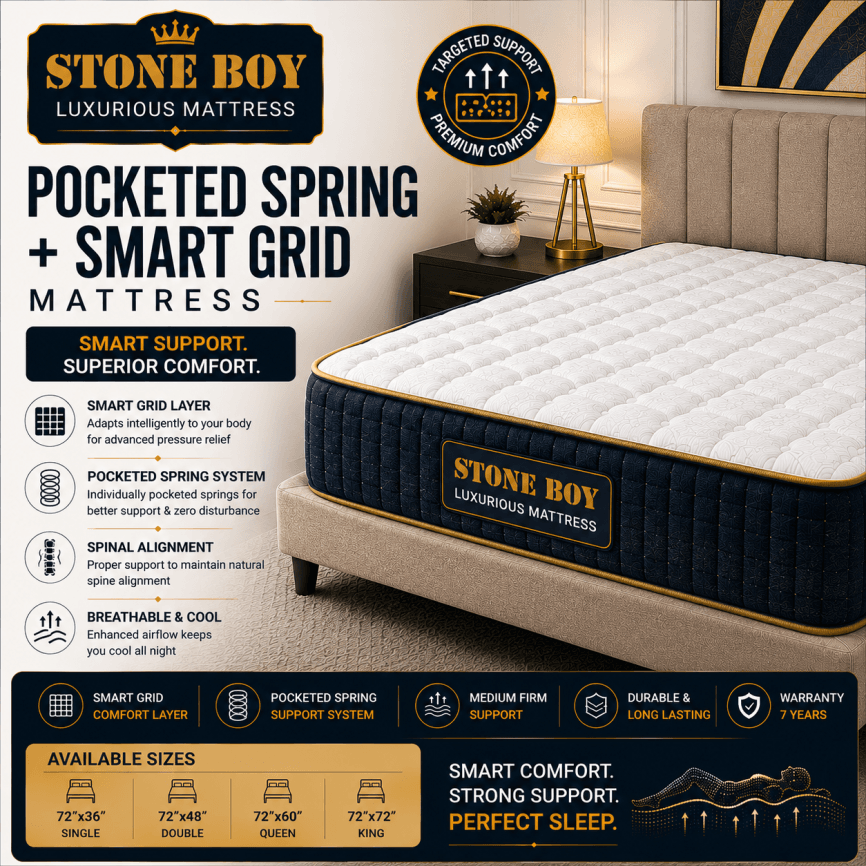 Pocketed Spring + Smart Grid Mattress
